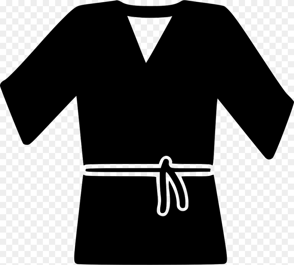 Karate Robe Comments Sweater, Clothing, T-shirt, Stencil, Accessories Free Png Download
