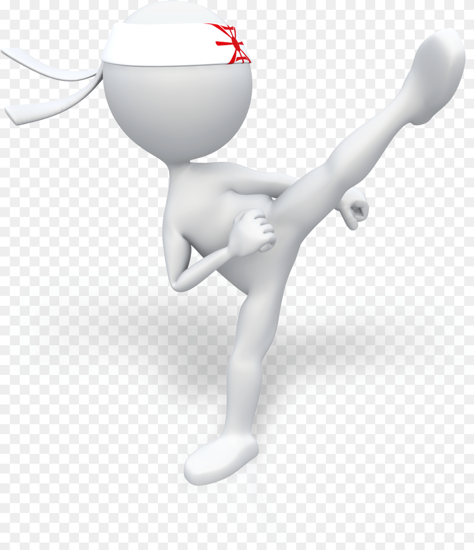 Karate Stick Figure Stick Figure Kicking, Baby, Person, People Free Png Download