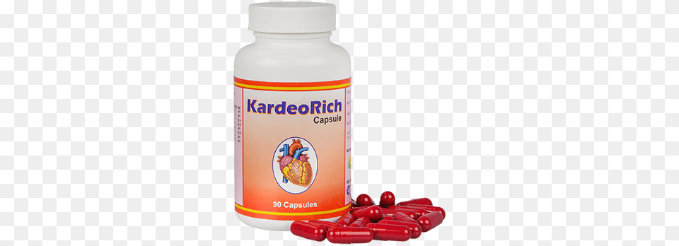 Kardeorich Capsules Capsule, Medication, Pill, Food, Ketchup Free Png