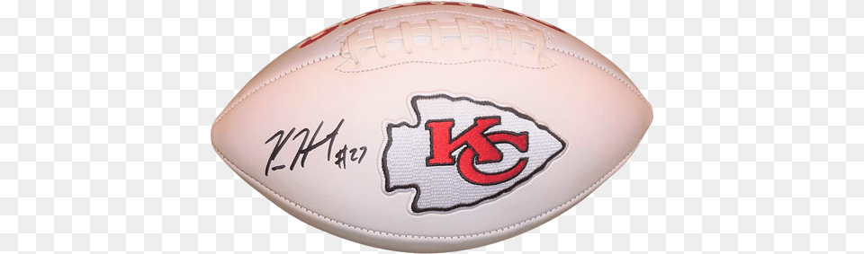Kareem Hunt Autographed Kansas City Chiefs Logo Football Kansas City Chiefs, Ball, Rugby, Rugby Ball, Sport Free Png Download