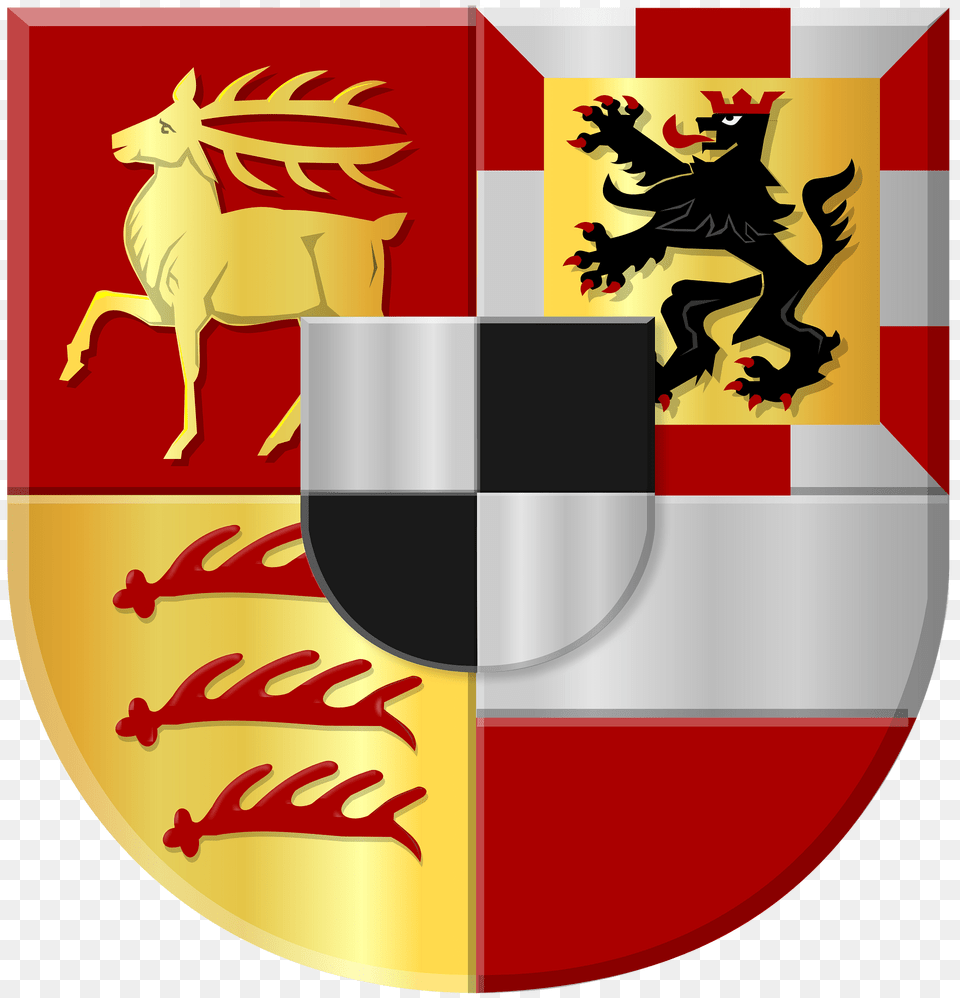Karel Van Hohenzollern Sigmaringen Wapen Clipart, Armor, Shield Free Png