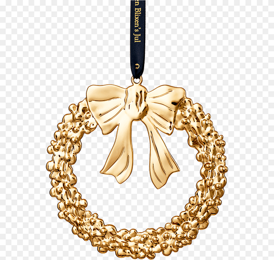 Karen Blixen Christmas Wreath Gold Plated Christmas Wreath, Accessories, Jewelry, Necklace Free Transparent Png