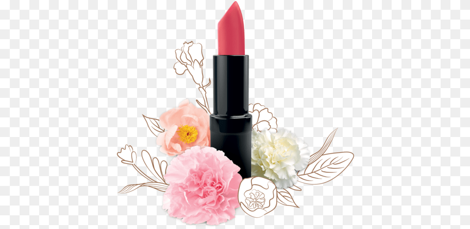 Karen Murrell Lipstick Carnation Mist, Cosmetics, Flower, Plant Free Png Download