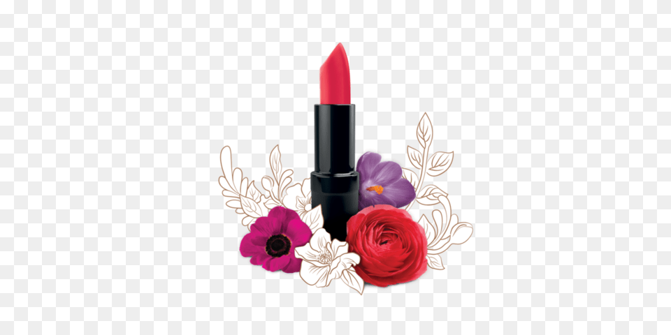 Karen Murrell Lipstick Red Shimmer Shine On Limited, Cosmetics, Flower, Plant Free Png Download