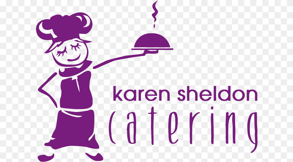 Karen Sheldon Catering Pty Ltd Logo Catering Keren Hd, Purple, Baby, Person, Book Free Png Download