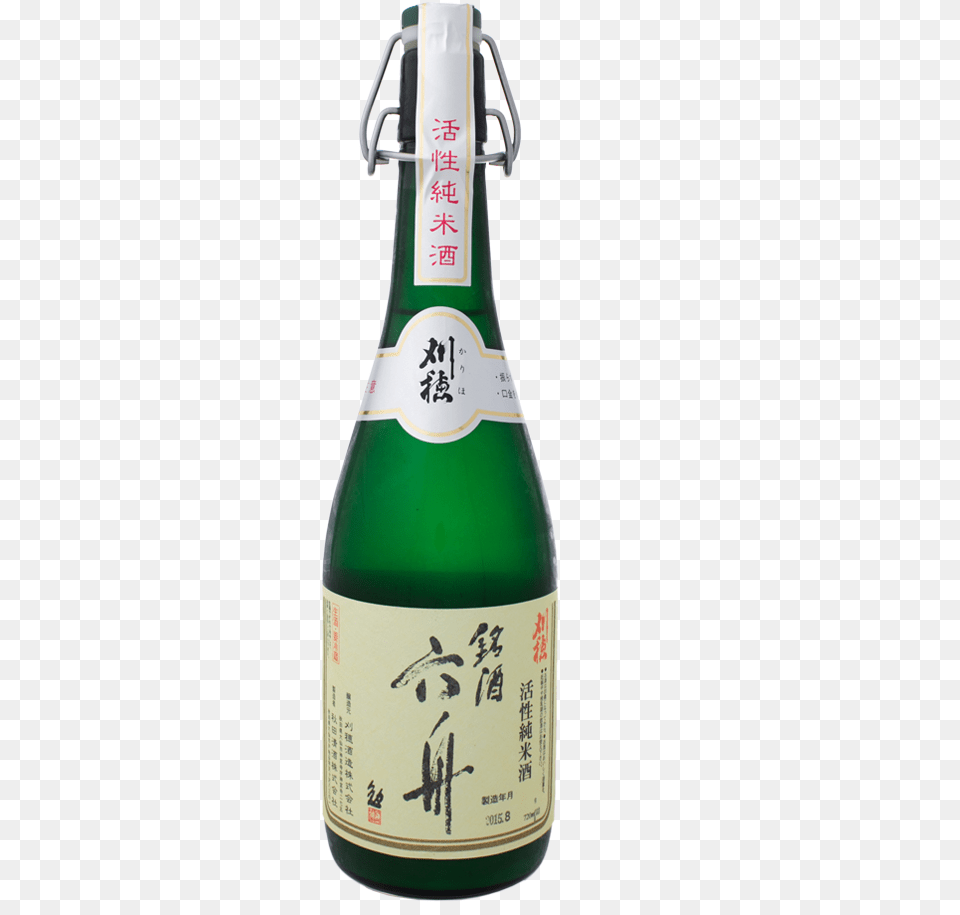 Kariho Rokushu Sparkling Sake 720ml Sake, Alcohol, Beverage, Food, Ketchup Png Image
