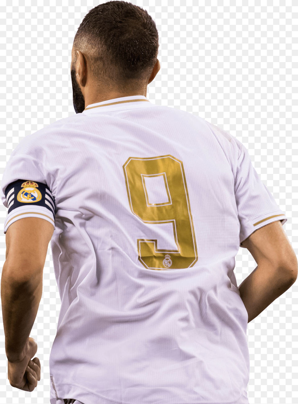 Karim Benzemarender Benzema Captain Real Madrid, Adult, Shirt, Person, People Free Png