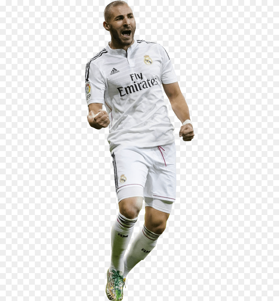 Karim Benzemarender Real Madrid Player, Shirt, Clothing, Shorts, Person Free Png Download