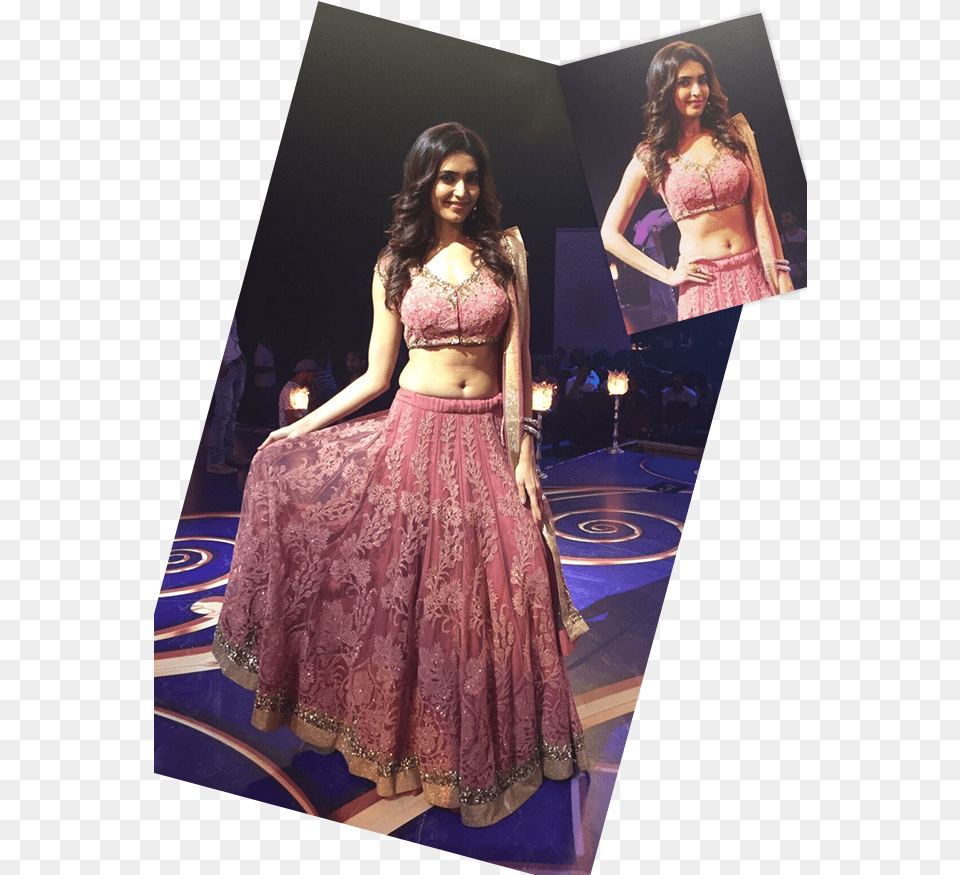 Karishma Tanna Looking Gorgeous In Ritu Kumar Lehenga Lehenga By Ritu Kumar, Adult, Person, Formal Wear, Female Png