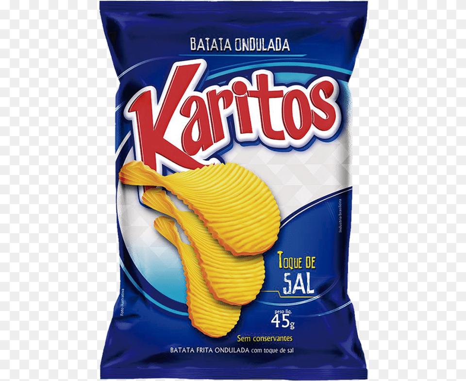 Karitos Toque Sal 45g Potato Chip, Food, Snack, Can, Tin Free Png Download