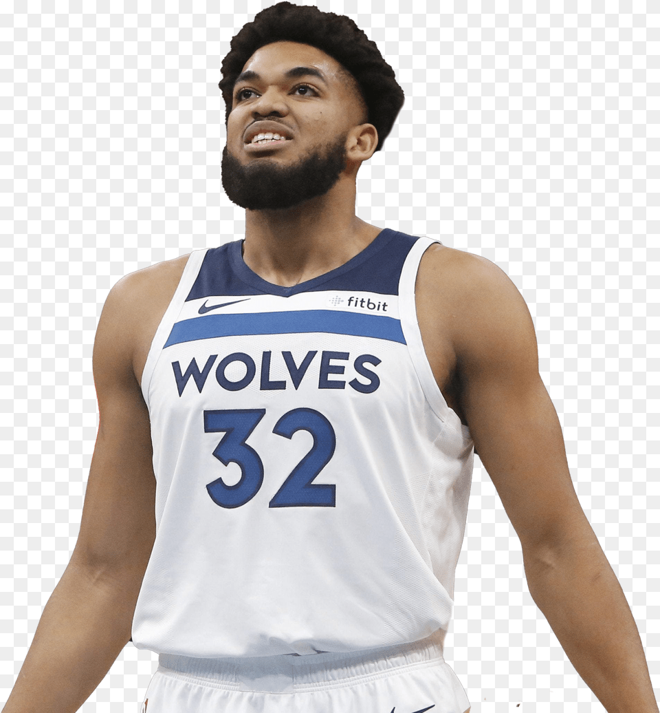 Karl Anthony Towns Image Transparent Background Karl Anthony Towns Warriors, Clothing, Shirt, Adult, Male Png