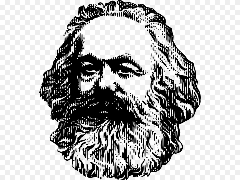 Karl Marx, Gray Png Image