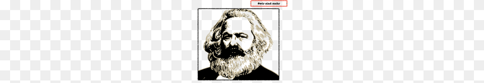 Karl Marx, Face, Head, Person, Beard Free Transparent Png
