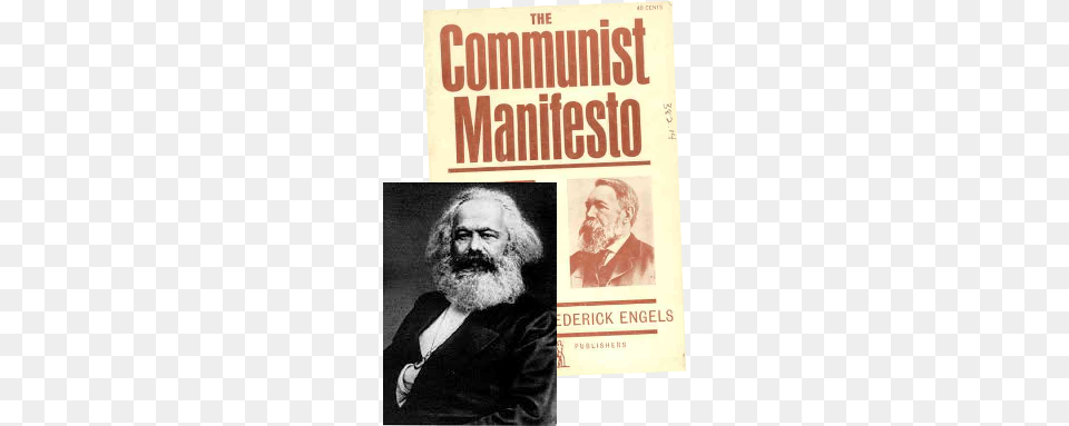 Karl Marx Amp The Communist Manifesto Manifesto Of The Communist Party Book, Publication, Adult, Male, Man Png Image