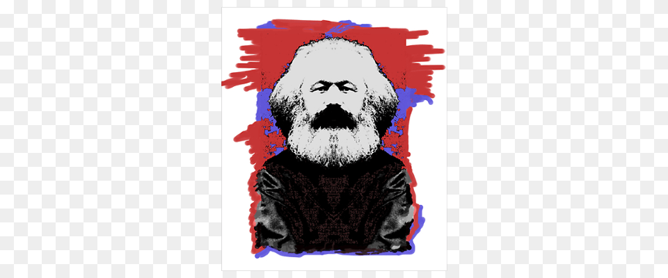 Karl Marx Psychedelic Art Posters Karl Marx, Painting, Adult, Person, Man Free Png
