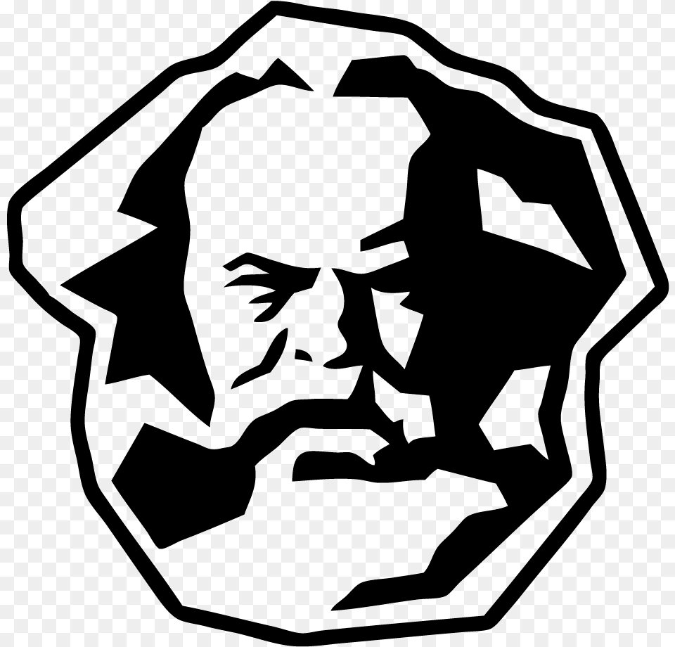 Karl Marx Stencil Download Marx Stencil, Soccer Ball, Ball, Football, Soccer Free Transparent Png