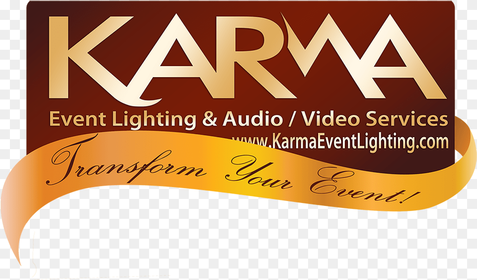 Karma Event Lighting Logo 2015 Color Hi Res 2 Wedding, Advertisement, Book, Publication, Poster Free Png