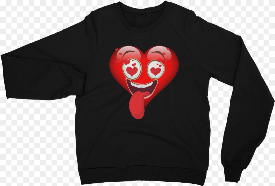 Karma Inc Apparel Quotheart In Love Emoji Love, Clothing, T-shirt, Long Sleeve, Sleeve Free Png