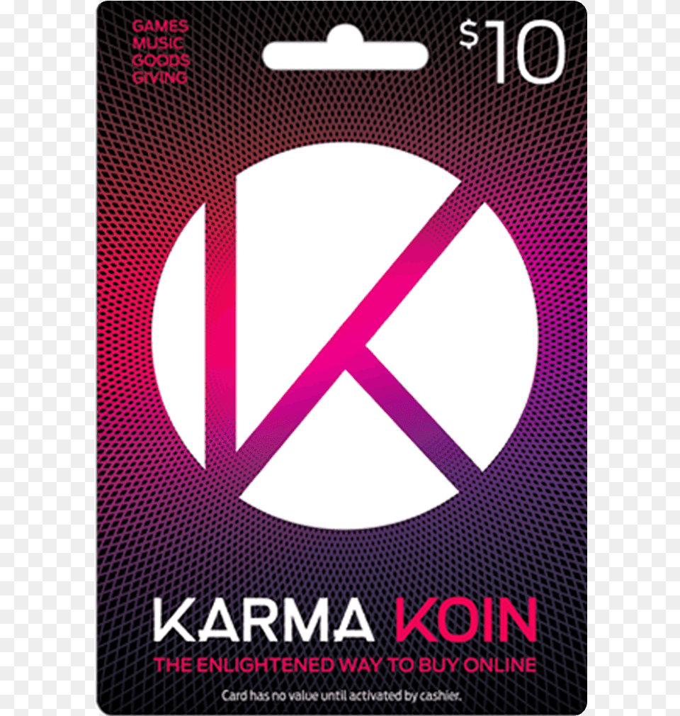 Karma Koin Card, Advertisement, Poster Png