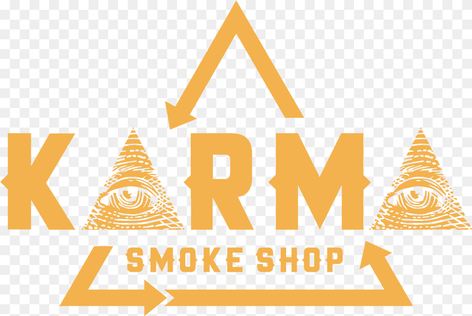 Karma Smoke Shop Triangle, Face, Head, Person Png Image