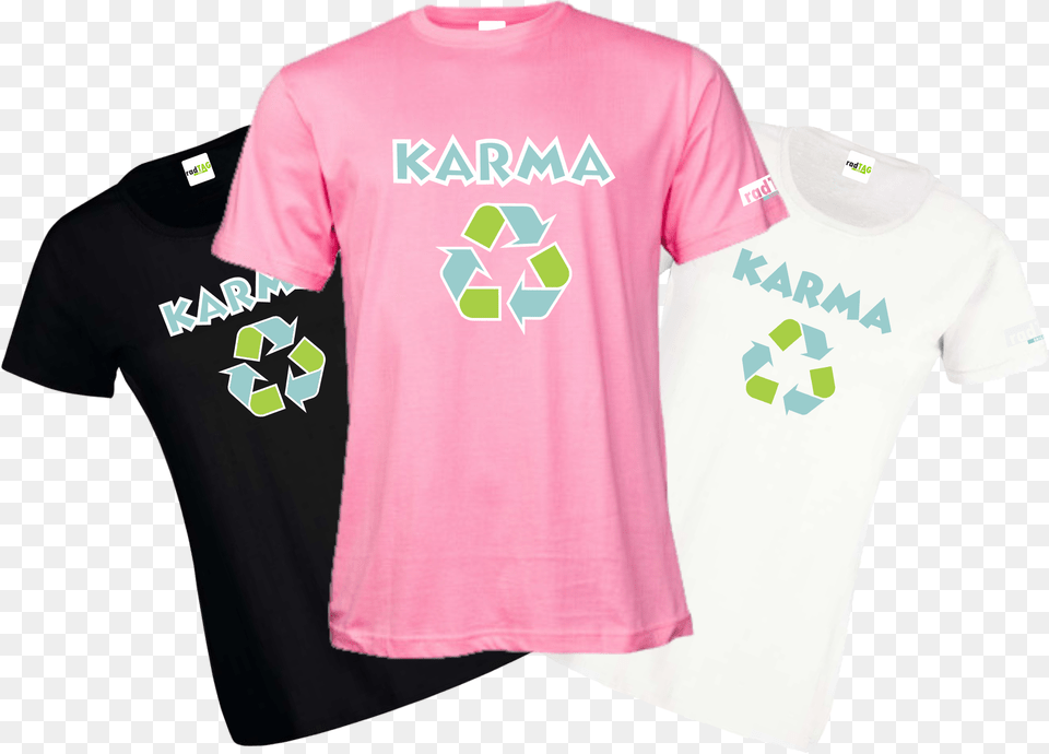 Karma Tree, Clothing, Recycling Symbol, Shirt, Symbol Png Image