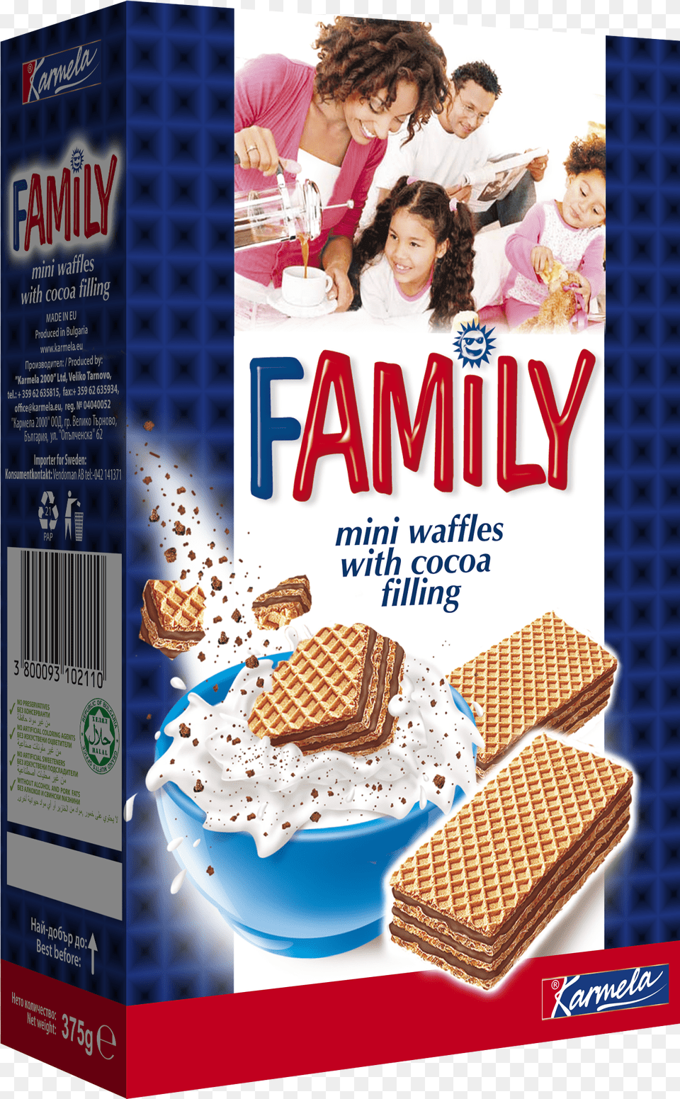 Karmela Family Mini Waffles, Advertisement, Poster, Female, Child Free Transparent Png