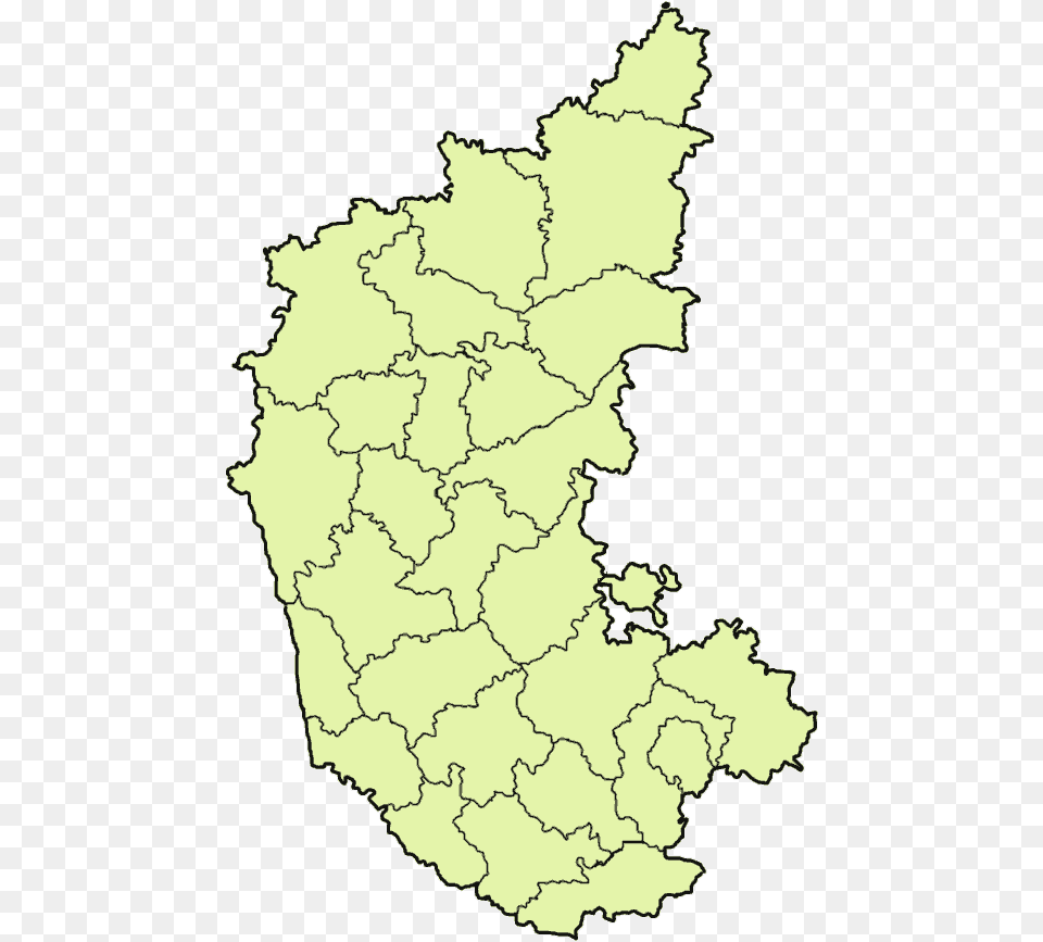 Karnataka Districts Blank Koppal In Karnataka Map, Atlas, Chart, Diagram, Plot Png Image