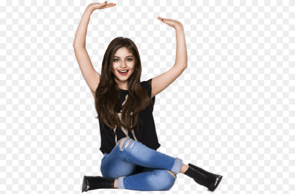 Karol Sevilla Soy Luna Download Karol Sevilla En, Pants, Clothing, Face, Person Free Png