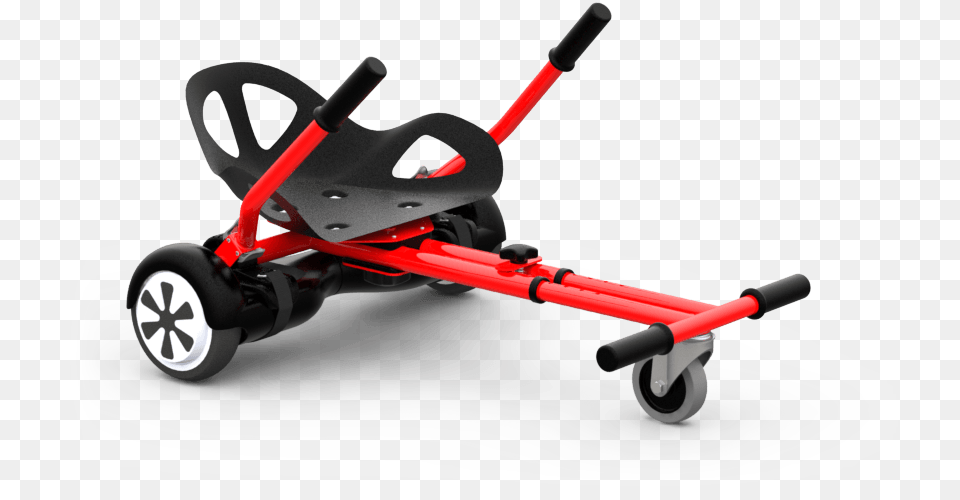 Kart Hoverboard Go Kart Per Hoverboard, Device, Tool, Plant, Lawn Mower Free Png Download