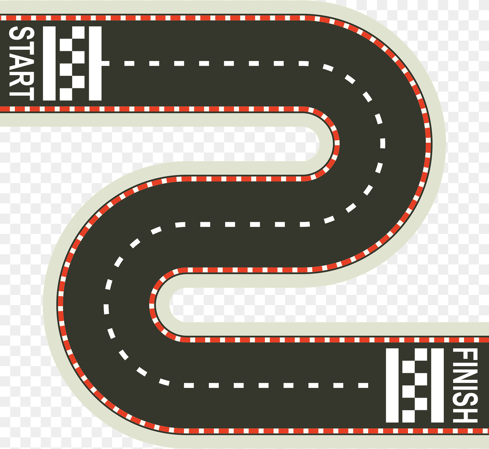 Kart Race Clipart, Number, Symbol, Text, Road Free Png