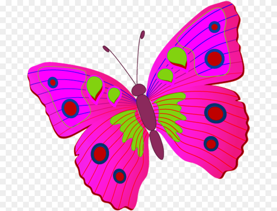 Kartinka Babochka Dlya Detej Na Prozrachnom Fone Den Brush Footed Butterfly, Animal, Insect, Invertebrate Free Png Download