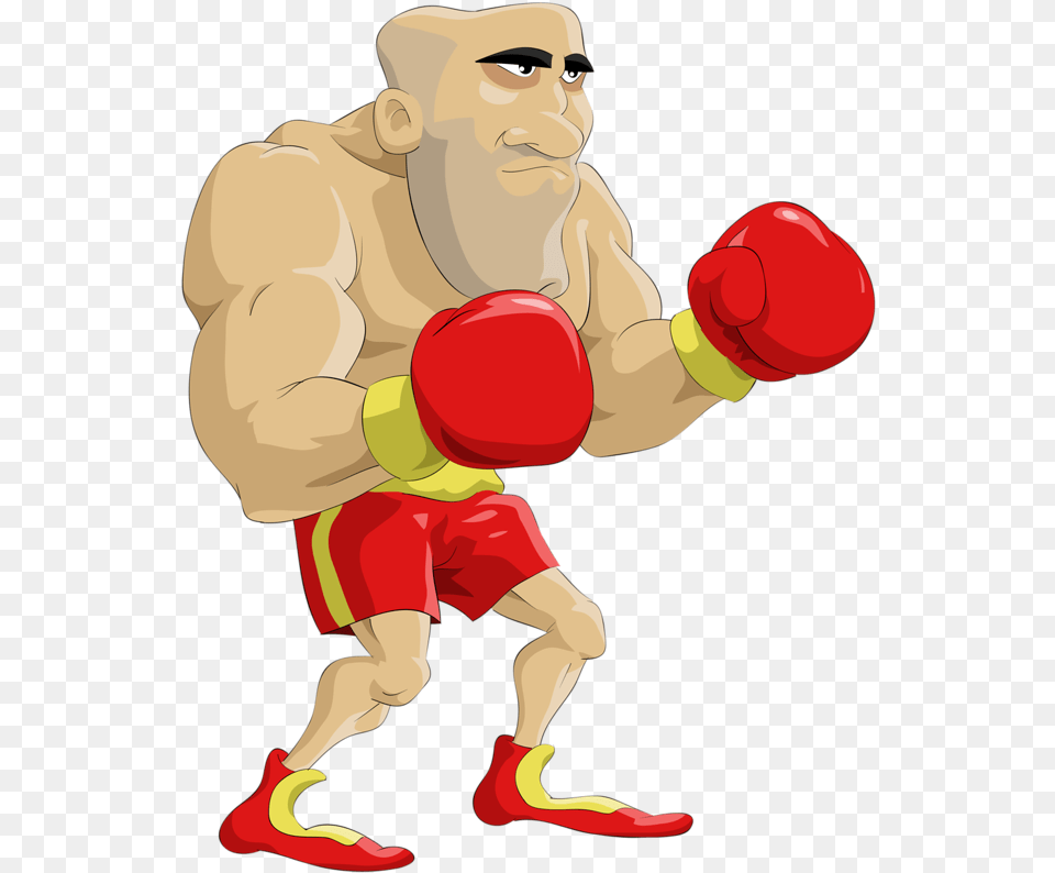 Kartinka Boksyor Professii Kartinki Galerejka Cartoon Boxer Clipart, Adult, Male, Man, Person Free Transparent Png