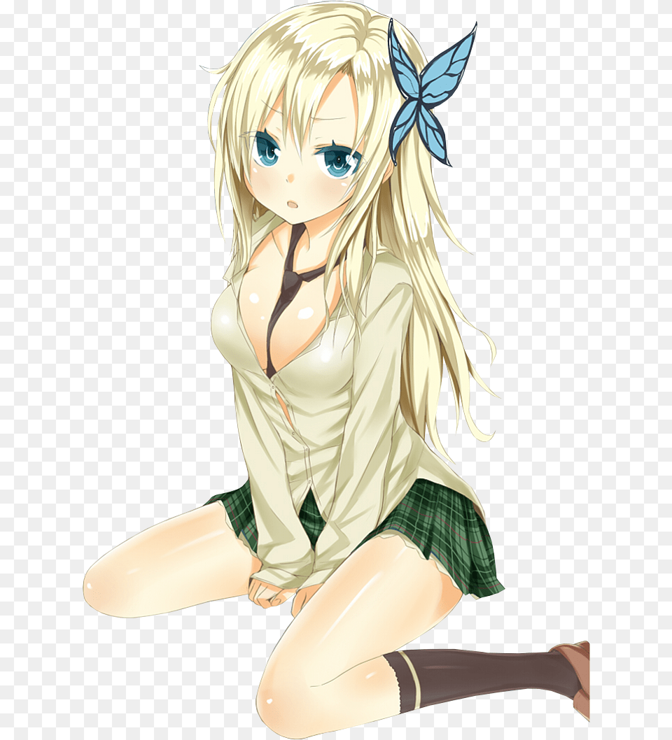 Kashiwazaki Sena No Sexy Anime Girl Transparent Background, Publication, Book, Comics, Adult Free Png Download