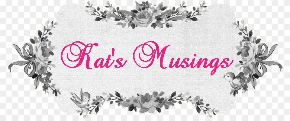 Kat S Musings Vintage Label Banner, Art, Floral Design, Graphics, Pattern Free Png Download