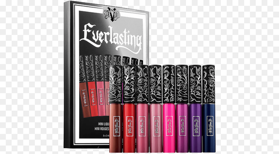Kat Von D Everlasting Mini Liquid Lipstick Holiday Kat Von D Everlasting Liquid Lipstick Kit, Cosmetics Png Image