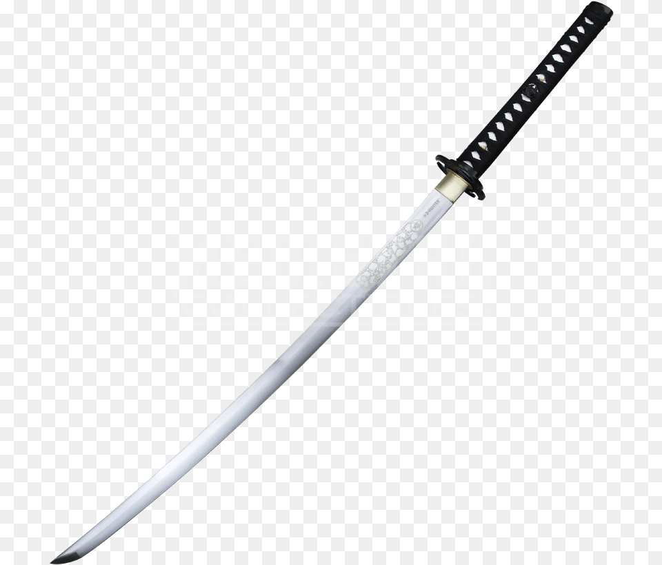 Katana Katana Black And White, Sword, Weapon, Person, Samurai Free Transparent Png