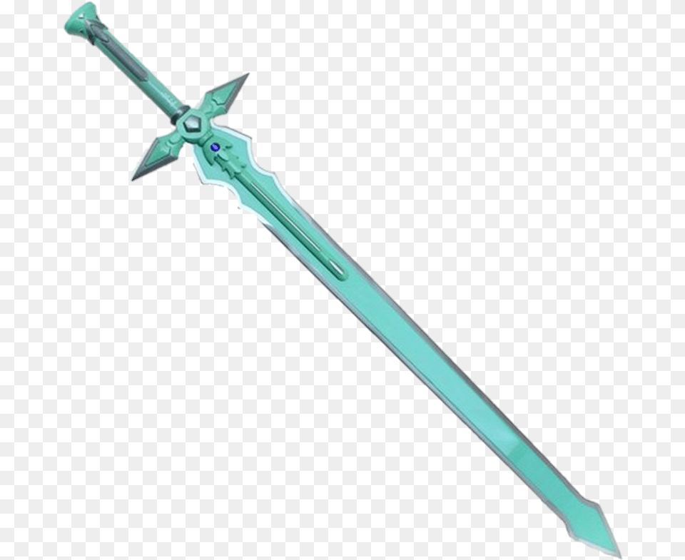 Katana Sword Art Online Sword Art Online Blue Sword, Weapon, Blade, Dagger, Knife Png