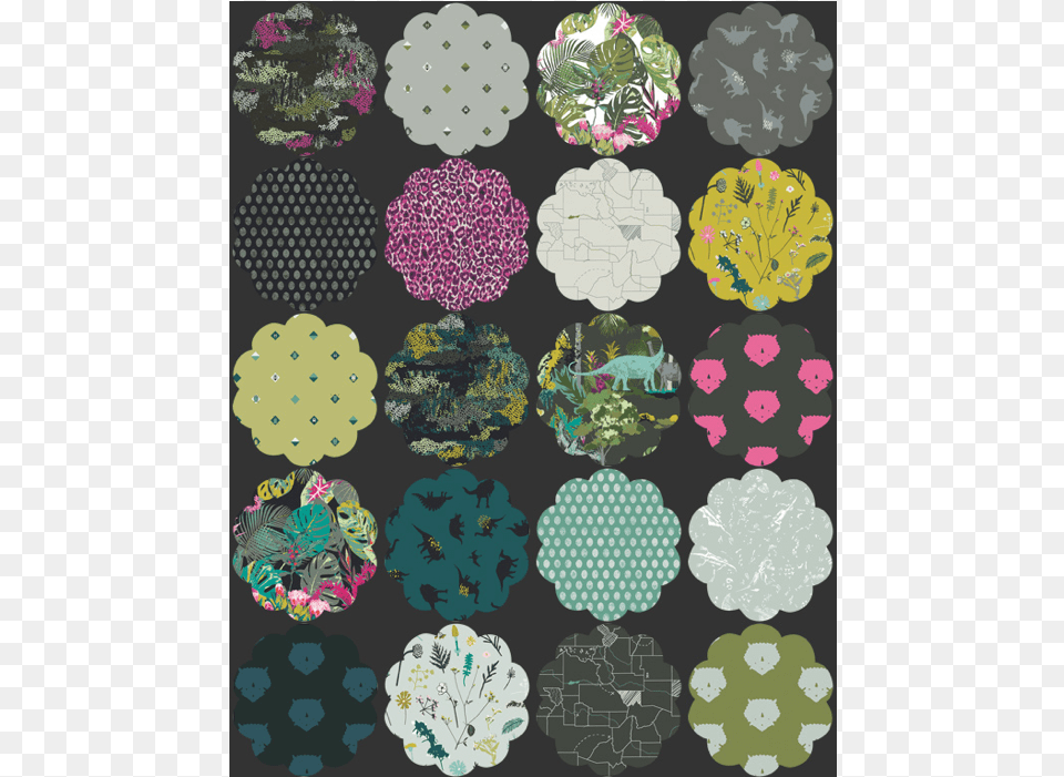 Katarina Roccella Esoterra Fat Quarter Textile, Pattern, Art, Collage, Flower Free Transparent Png
