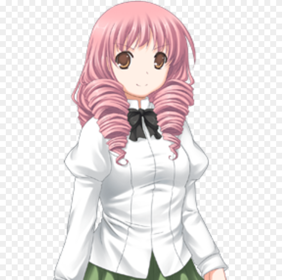 Katawa Shoujo Shizune Hair Pink Facial Expression Human Misha Katawa Shoujo, Publication, Book, Comics, Adult Free Transparent Png