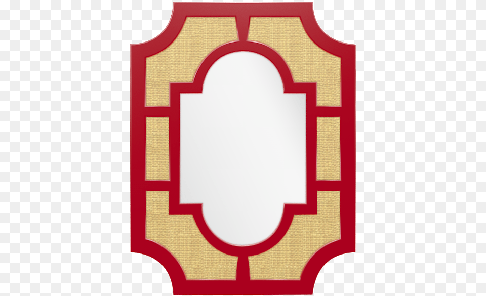 Kate And Laurel Hogan Wood Framed Mirror With Scallop, First Aid, Armor Png