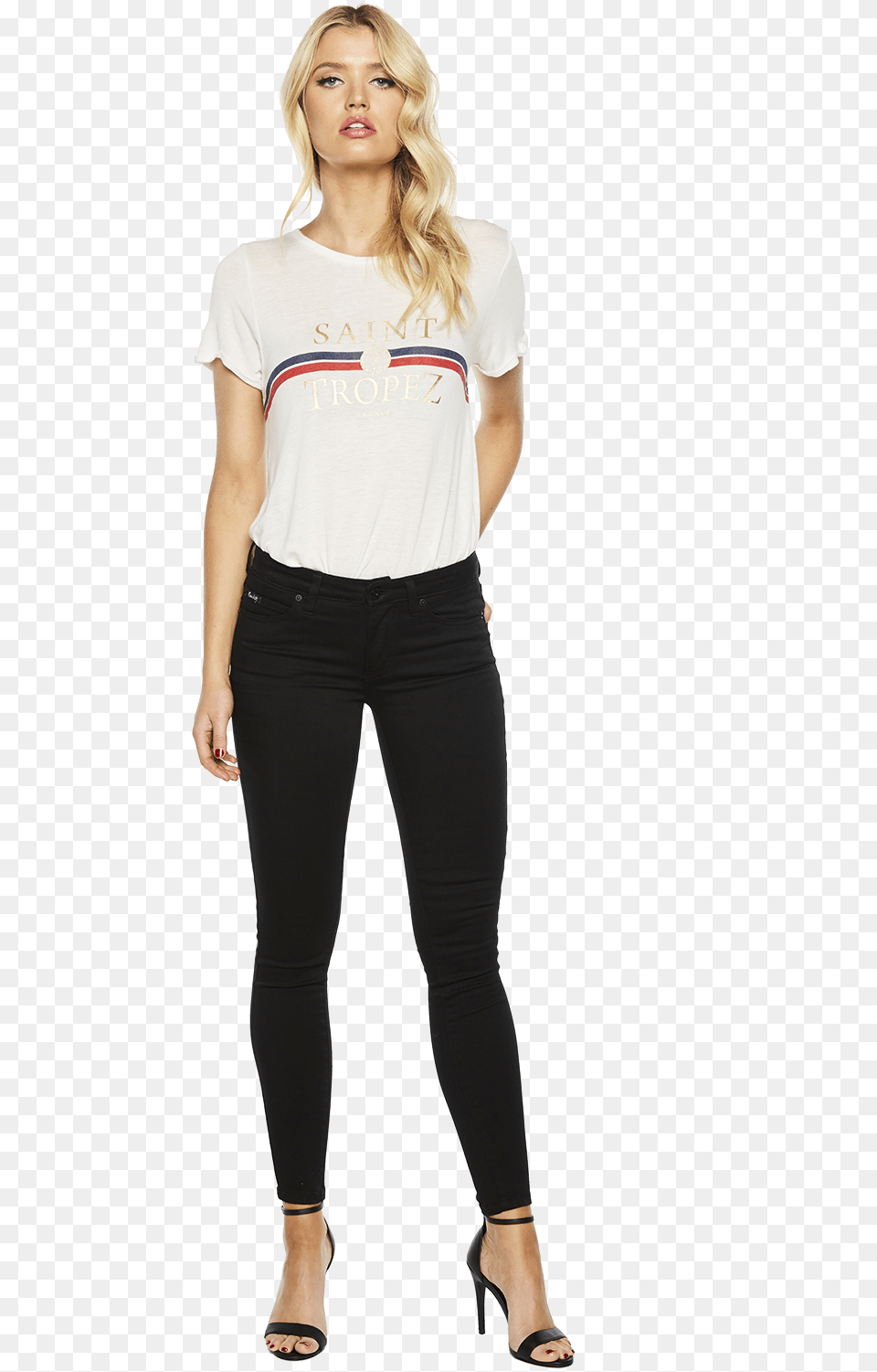 Kate Hipster Jean In Colour Jet Black Jeans, Blouse, Clothing, T-shirt, Pants Png