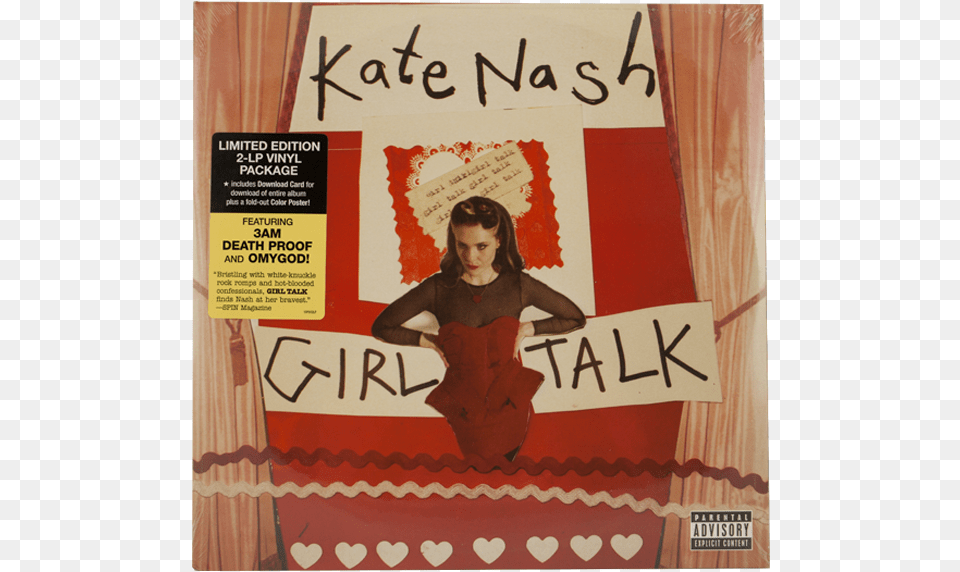 Kate Nash Girl Talk, Advertisement, Book, Publication, Poster Free Png Download