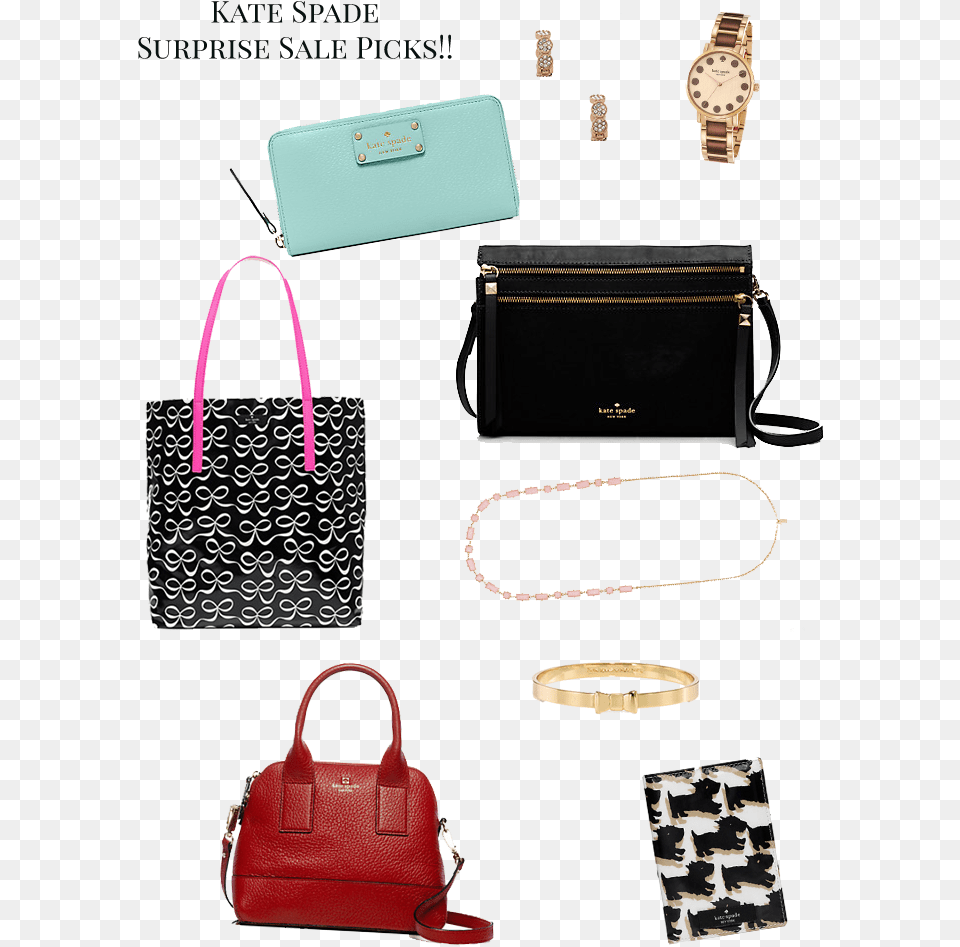 Kate Spade Surprise Sale Shoulder Bag, Accessories, Handbag, Purse, Wristwatch Png Image