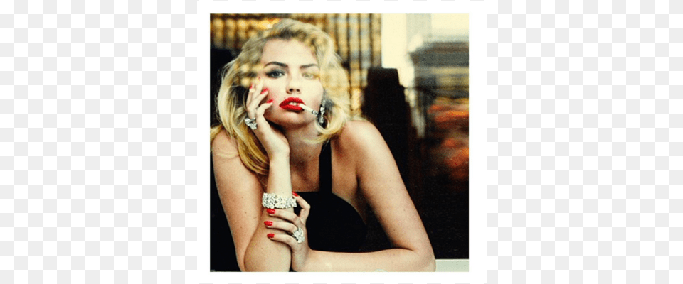 Kate Upton In Der Vogue Italia Fotografiert Von Steven Kate Upton Nude Smoking, Head, Person, Face, Photography Free Png