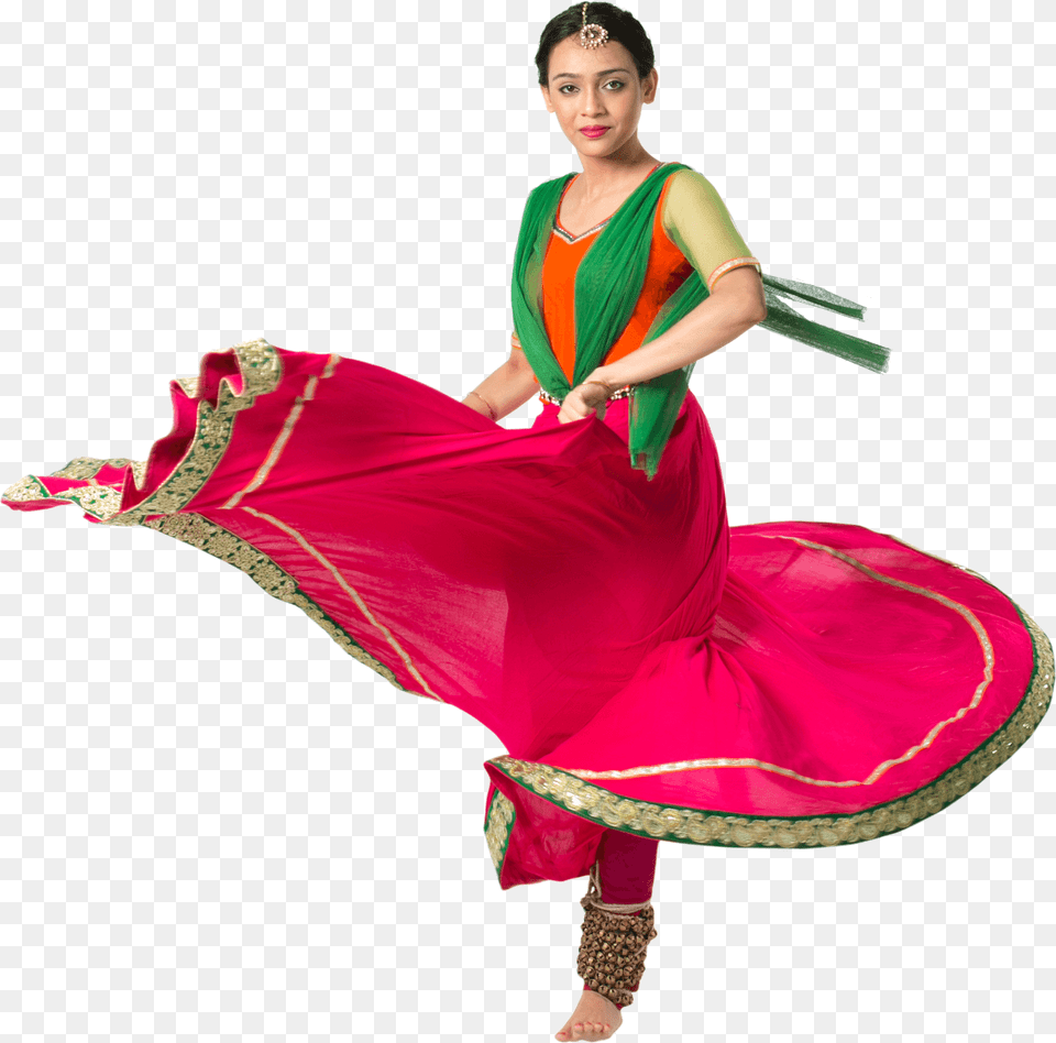 Kathak Dancer Transparent Background, Adult, Person, Leisure Activities, Female Png Image