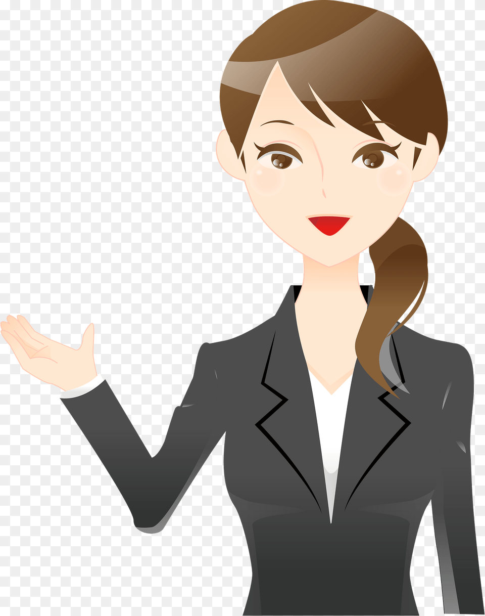 Kathleen Businesswoman Acting As A Guide Clipart, Adult, Suit, Person, Woman Free Png
