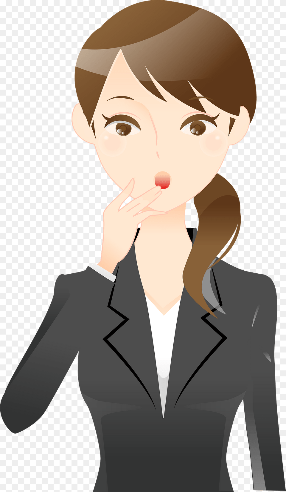 Kathleen Businesswoman Is Surprised Clipart, Adult, Publication, Person, Woman Png Image
