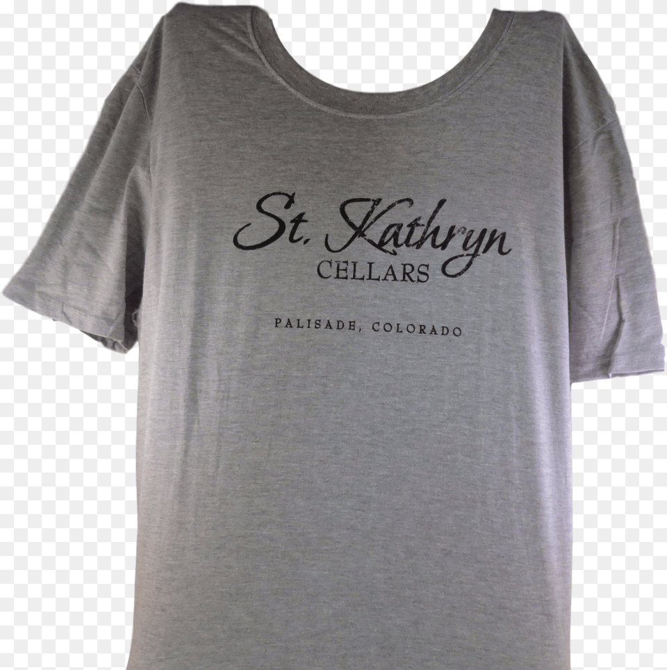 Kathryn Cellars Logo Short Sleeve T Shirt Active Shirt, Clothing, T-shirt Free Transparent Png