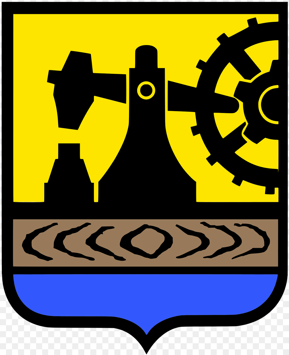 Katowice Coat Of Arms Clipart, Logo, Emblem, Symbol, Person Png