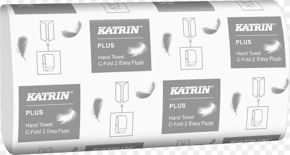 Katrin Plus C Fold 2ply White Paper Towels Katrin Plus C Fold, Business Card, Text, Animal, Bird Free Png Download